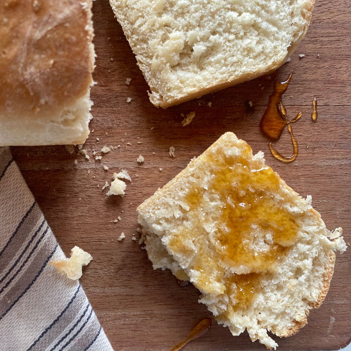 Favorite Simple Honey White Sandwich Bread