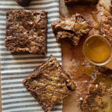 Salted Caramel Swirl Brownies