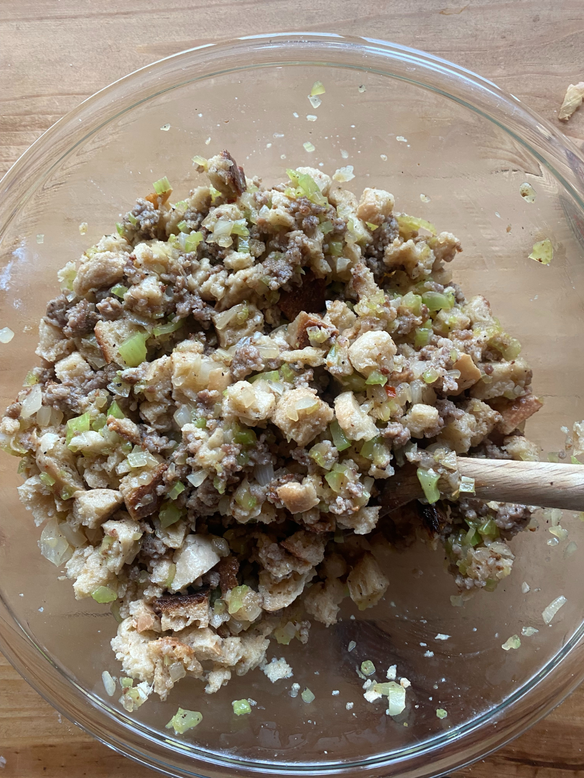 How to Make an Easy + Savory Sourdough Stuffing - Our Handcrafted Home