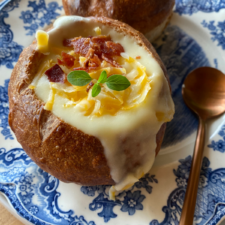 Easy Sourdough Bread Bowls
