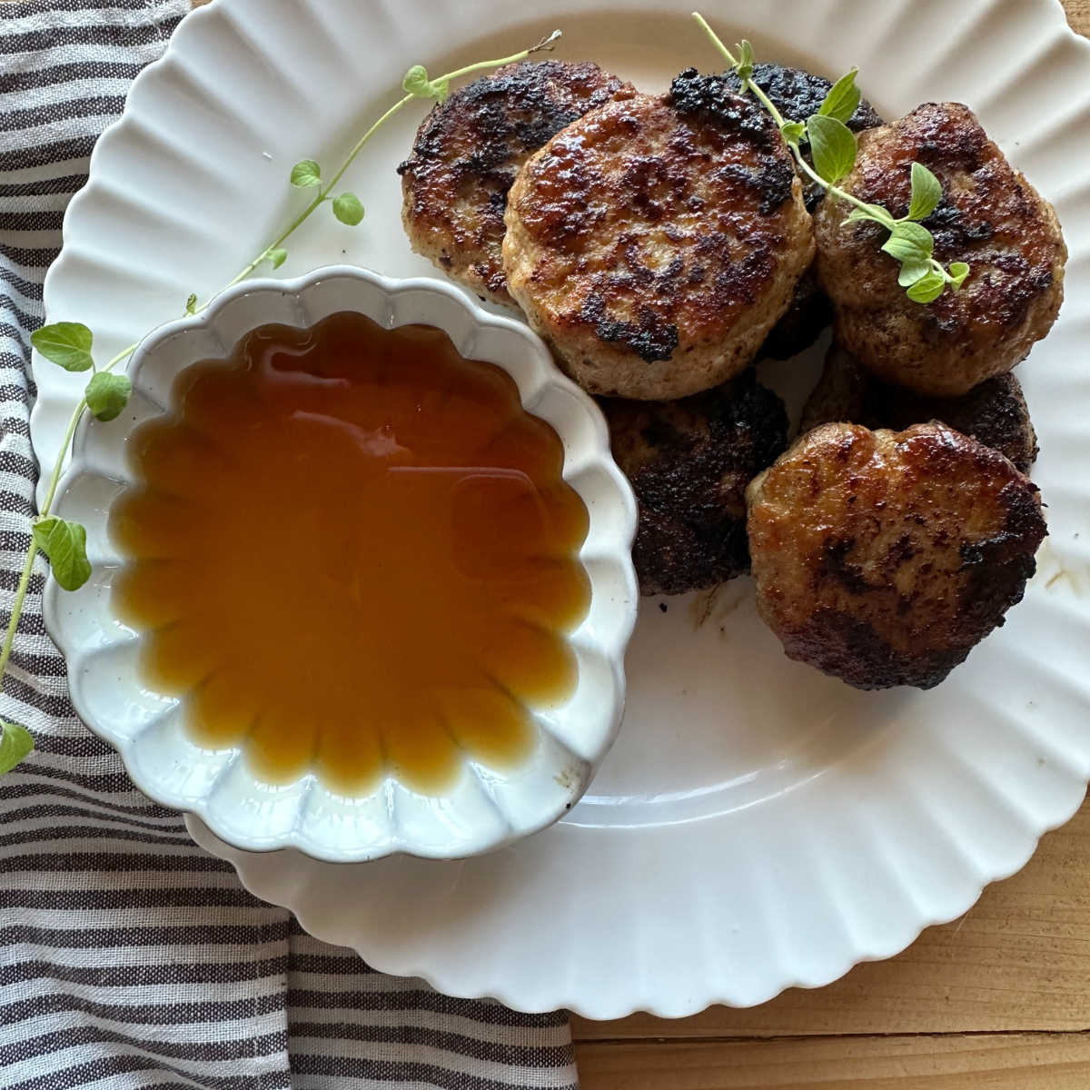 Easy + Delicious Maple Chicken Breakfast Sausage